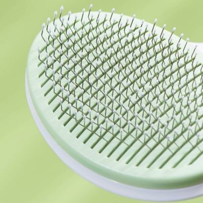 Image showing  Round Head Cream Pet Grooming Brush