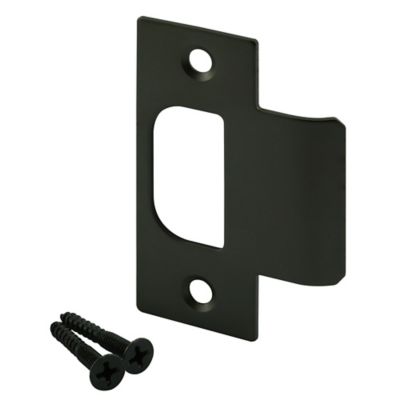 Prime-Line T-Strike with Screws, Classic Bronze Finish (Single Pack)