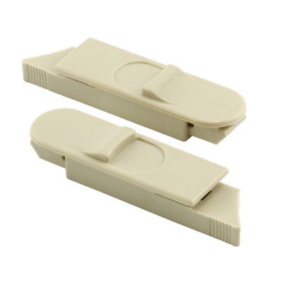 Prime-Line Window Tilt Latch, Injected Molded Plastic, Fits Champion Windows, Beige, Left and Right Hand Latches (1 Pair)