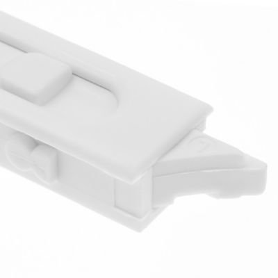 Image showing  Window Tilt Latch, 0.248 Plastic, Fits Thermal Industries Windows, Blue White, Left and Right Hand Latches (1 Pair)