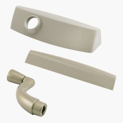 Prime-Line Casement Operator Crank Handle with Cover and Undercover, Left Hand, Tan (1 Kit)