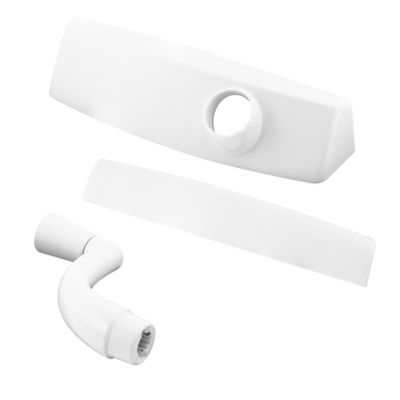 Prime-Line Casement Operator Crank Handle with Cover and Undercover, Right Hand, White (1 Kit)