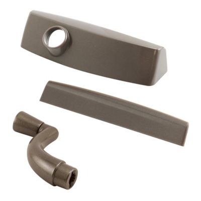 Prime-Line Casement Operator Crank Handle with Cover and Undercover, Left Hand, Bronze (1 Kit)