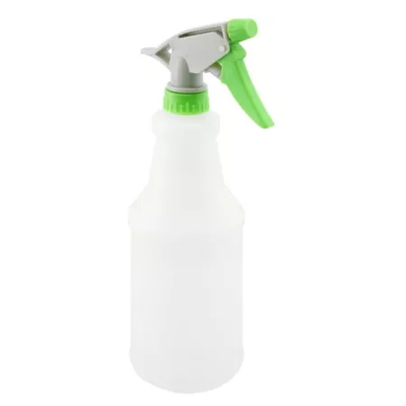 Prime-Line Trigger Sprayer Dispenser Bottles 24 Ounce 360 Degree Spray Position Translucent Plastic with Green Trim (3-Pack) Watering Cans