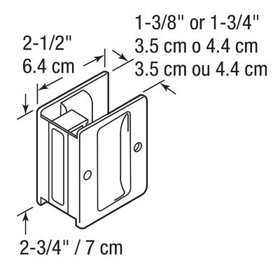 Image showing  Pocket Door Privacy Lock with Pull, Matte Black Finish (Single Pack)