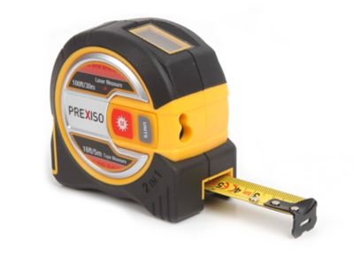 Prime-Line 2-in-1 Laser Tape, 98 ft. with Laser, 16 ft. with Tape, 98 ft./16 ft. (Single Pack)