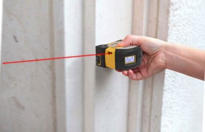 Image showing  2-in-1 Laser Tape, 98 ft. with Laser, 16 ft. with Tape, 98 ft./16 ft. (Single Pack)