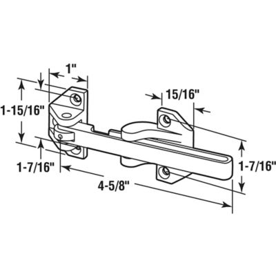 Image showing  Door Guard, Heavy Duty with Screws, Classic Bronze Finish (Single Pack)