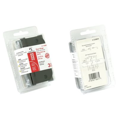 Image showing  Door Hinge, Residential, Smooth Pivot, 3-1/2 in., Bronze Finish, 3 pk., U 1150273