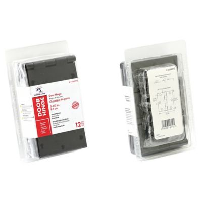 Image showing  Door Hinge, Residential, Smooth Pivot, 3-1/2 in., Bronze Finish, 12 pk., U 11505712