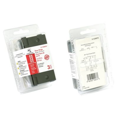 Image showing  Door Hinge, Residential, Smooth Pivot, 3-1/2 in., Bronze Finish, 3 pk., U 1150873