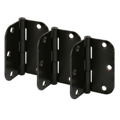 Image showing  Door Hinge, Residential, Smooth Pivot, 3-1/2 in., Bronze Finish, 3 pk., U 1150873
