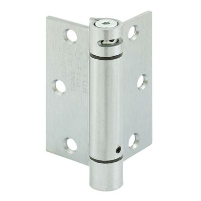 Image showing  Door Hinge, Commercial, UL Adj. Self-Closing Spring, 3.6 in., Satin Nickel Finish, .106 in. ga., 3 pk., , U 1158253