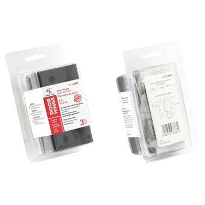 Image showing  Door Hinge, Commercial, UL Adj. Self-Closing Spring, 4 in., Satin Nickel Finish, .130 in. ga., 3 pk., U 1158383