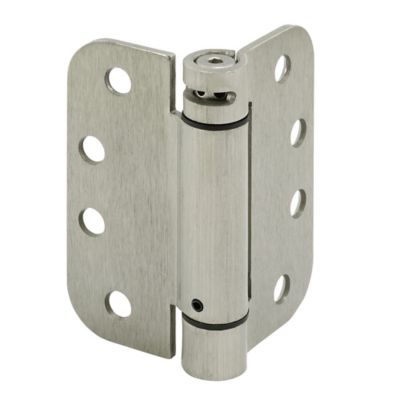Image showing  Door Hinge, Commercial, UL Adj. Self-Closing Spring, 4 in., Satin Nickel Finish, .130 in. ga., 3 pk., , U 1159053