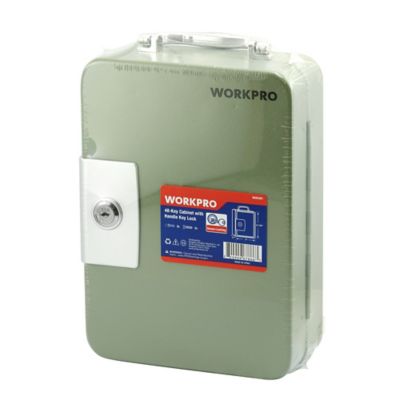 Image showing  48 Key Steel Cabinet with Keyed Lock and Handle 10 in. x 7 in. x 3 in. (Single Pack)