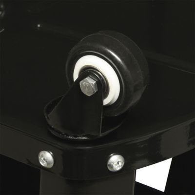 Image showing  Heavy Duty Roller Seat Stool with Tray and Tool Holder (Single Pack)