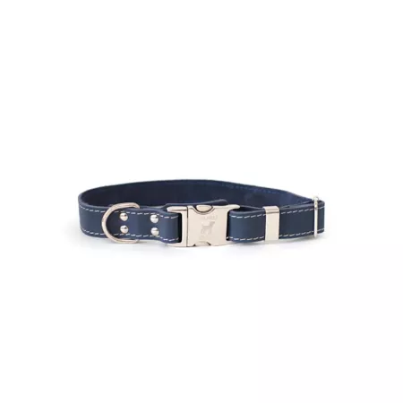 Euro Dog Quick Release Metal Buckle Leather Dog Collar Dog Basic Collars