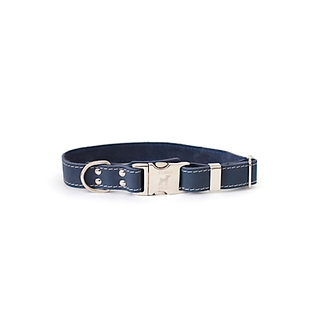 Euro Dog Quick Release Metal Buckle Leather Dog Collar