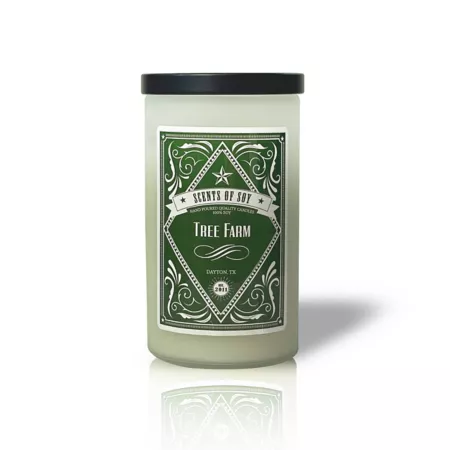 Scented Soy Tree Farmhouse Scents 14 oz Jar candle Holiday Candles & Melts