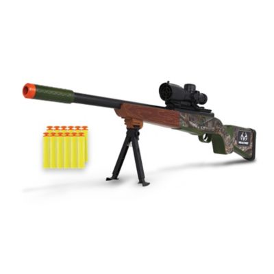 Realtree Hunting Rifle Includes Scope & 12 Suction Cup Soft Darts, Green