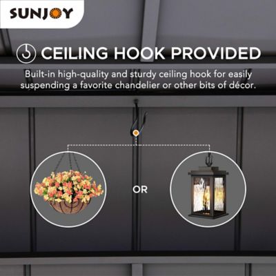 Image showing  8 ft. x 12 ft. Churchill Cedar Framed Grill Gazebo