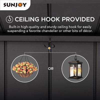 Image showing  8 ft. x 12 ft. Churchill Cedar Framed Grill Gazebo