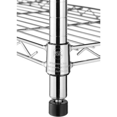 Image showing  Supreme 3-Tier Shelving with 350 lb. Weight Capacity per Shelf, 36 in. x 36 in. x 14 in., Chrome