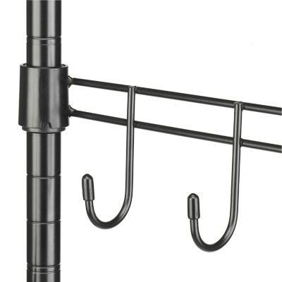 Image showing  Supreme Over-the-Fridge Shelf with Mug and Cup Hooks, 56.5 in. H x 23 in. W x 15.75 in. D, Black