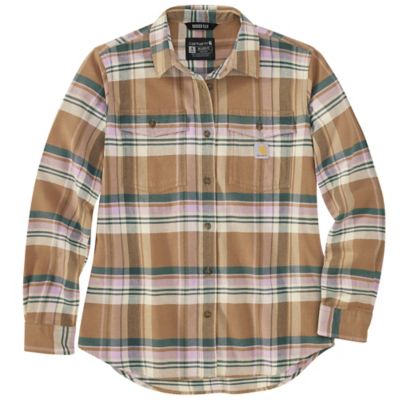 Carhartt Women's Tencel Relaxed Fit Flannel Work Shirt