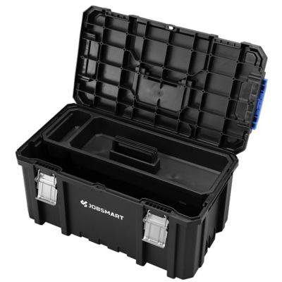 Image showing  24.8 in. Tool Storage Case With Wheels and Pulley