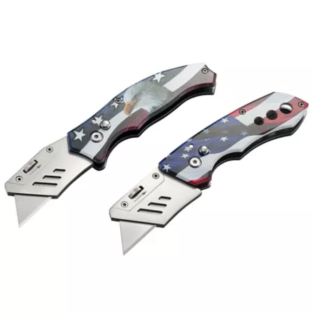 JobSmart Americana Utility Knives 2-Pack 24UWS2003 Knives