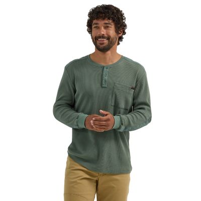 Wrangler ATG Men's Long Sleeve Henley Shirt
