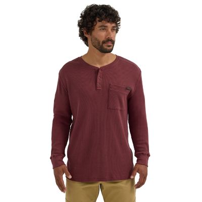 Wrangler ATG Men's Long Sleeve Henley Shirt