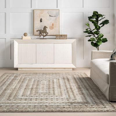 Image showing 8 th nuLOOM Carley Machine Washable Geometric Area Rug