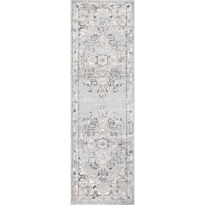 nuLOOM Gena Distressed Transitional Medallion Area Rug