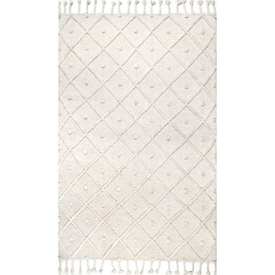 nuLOOM Jinny Moroccan Wool Tasseled Area Rug