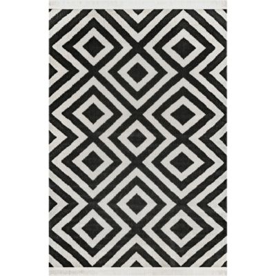 nuLOOM Rayne Diamond Fringe Indoor/Outdoor Area Rug