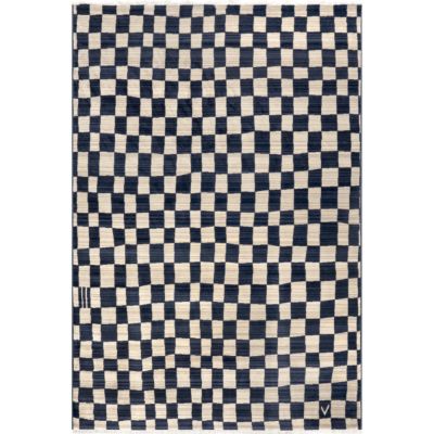 nuLOOM Dominique Abstract Checkered Fringe Area Rug