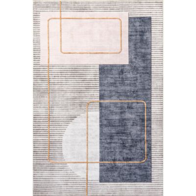 nuLOOM Maja Modern Abstract Machine Washable Area Rug