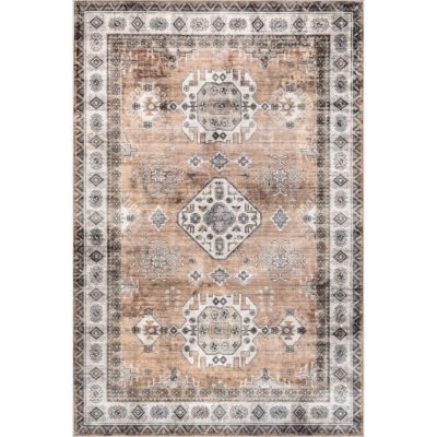nuLOOM Evelina Traditional Stain Resistant Machine Washable Area Rug