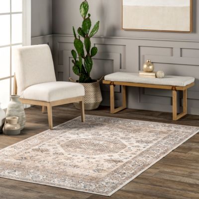 Image showing  Darby Persian Stain Resistant Machine Washable Area Rug