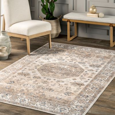 Image showing 7 th nuLOOM Darby Persian Stain Resistant Machine Washable Area Rug