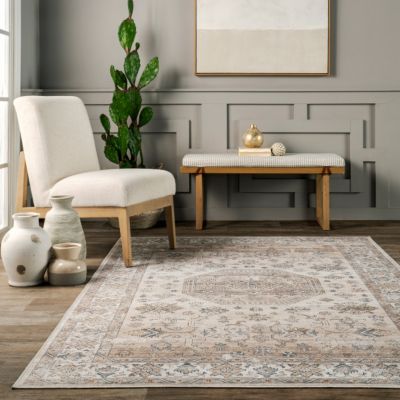 Image showing 8 th nuLOOM Darby Persian Stain Resistant Machine Washable Area Rug