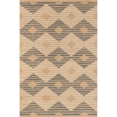 nuLOOM Nautical Striped Easy-Jute Machine Washable Area Rug