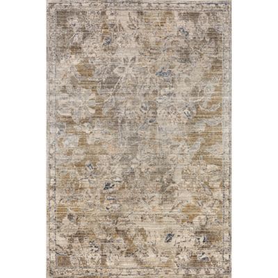 nuLOOM Zenni Vintage Floral Indoor/Outdoor Machine Washable Area Rug