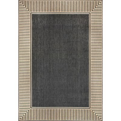nuLOOM Asha Simple Border Indoor/Outdoor Polypropylene Area Rug