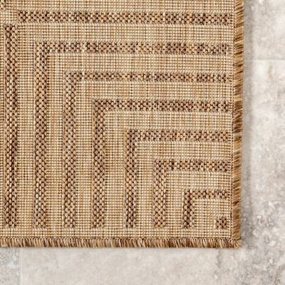 Image showing  Asha Simple Border Indoor/Outdoor Polypropylene Area Rug