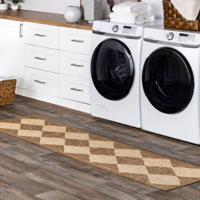 Image showing  Sabina Diamond Trellis Indoor/Outdoor Polypropylene Area Rug