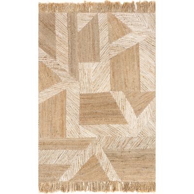 nuLOOM Davina Bohemian Tasseled Jute Area Rug